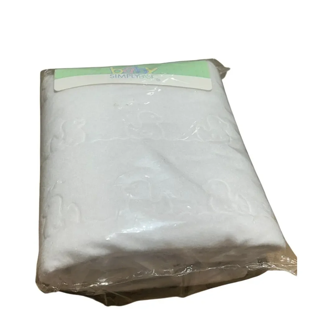 NWT Baby Simply Basic Waterproof crib pad 27x52